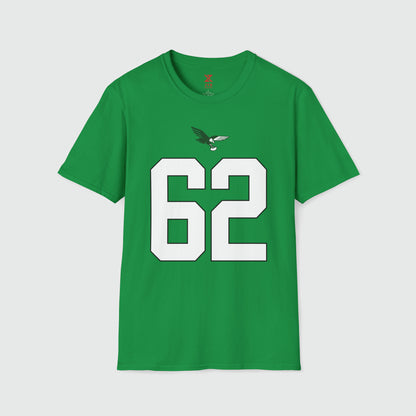 Jason Kelce Shirsey Product Pic Front Irish Green