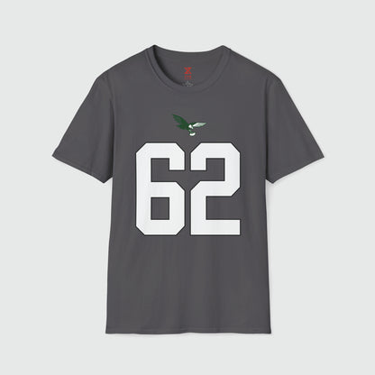 Jason Kelce Shirsey Product Pic Front Charcoal