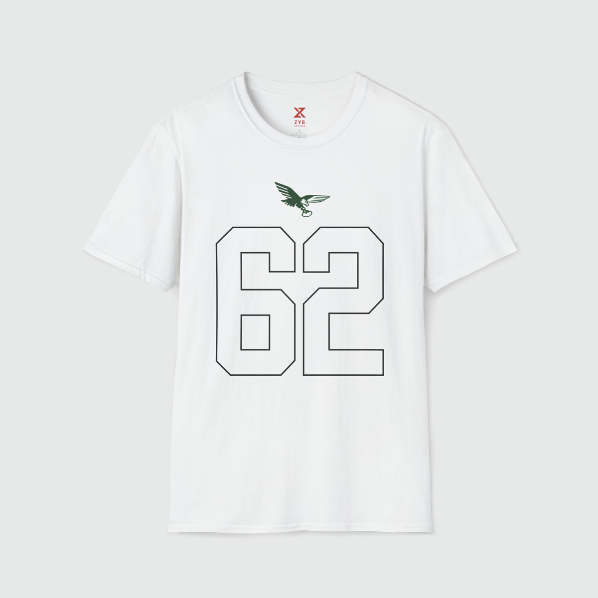 Jason Kelce Shirsey Product Pic Front White
