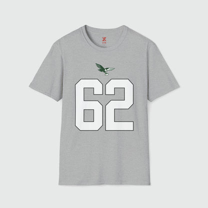 Jason Kelce Shirsey Product Pic Front Sport Grey