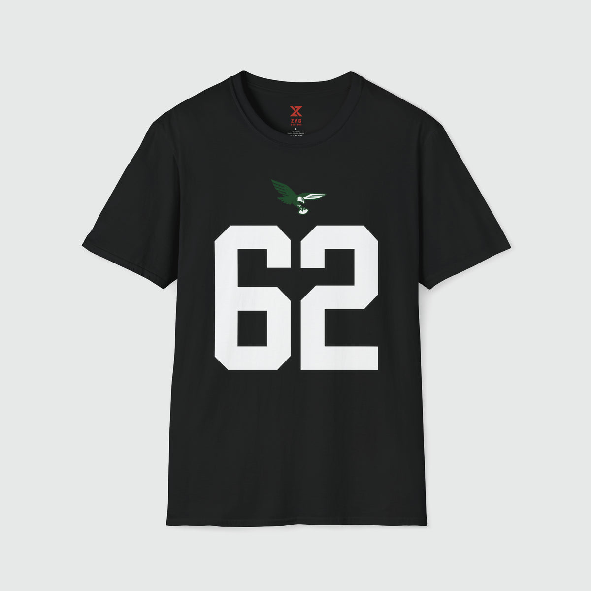 Jason Kelce Shirsey Product Pic Front Black