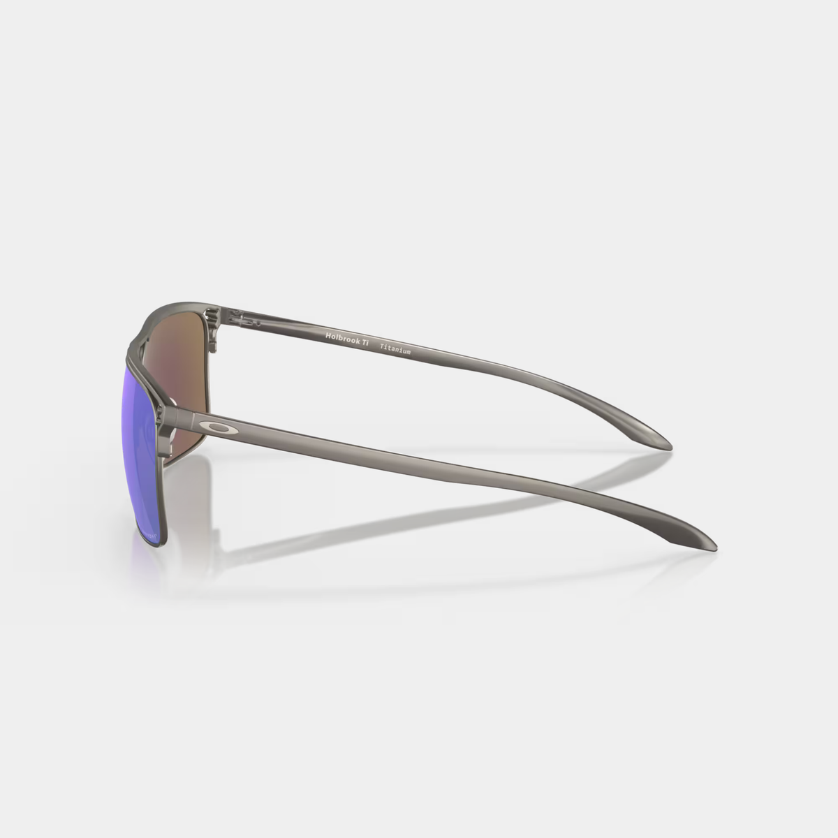 Holbrook Ti Satin Chrome/Prizm Sapphire Polarized Side