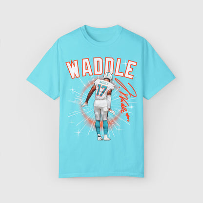 Jaylen Waddle Signature Tee 2.0 Lagoon Blue