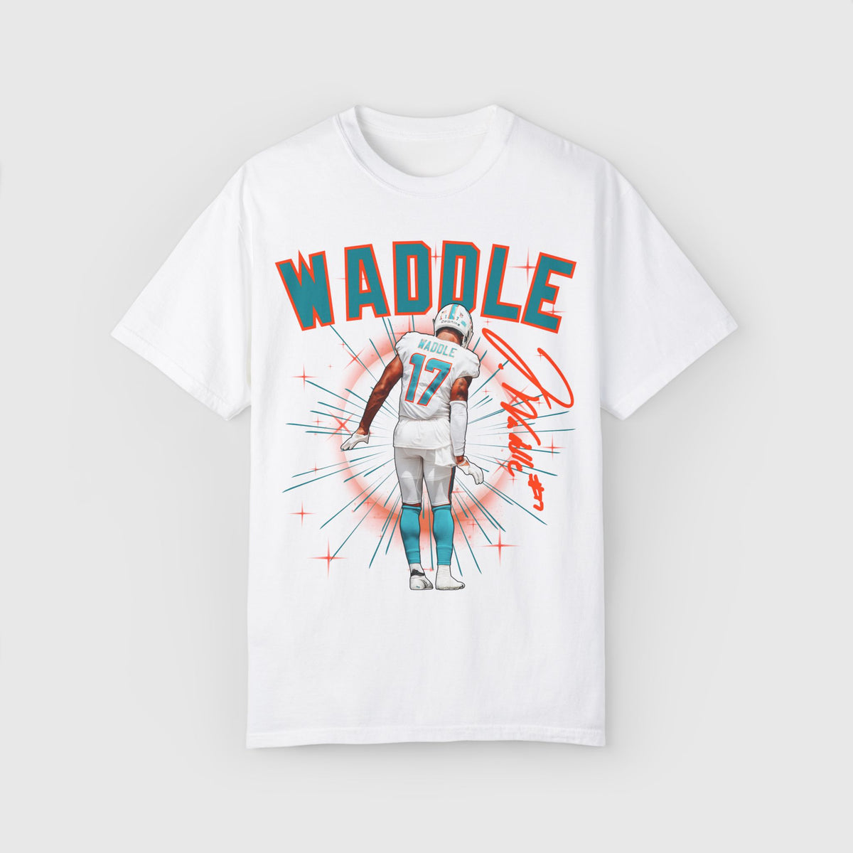 Jaylen Waddle Signature Tee 2.0 White