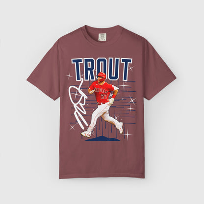 Mike Trout Signature Tee Product Pic Brick