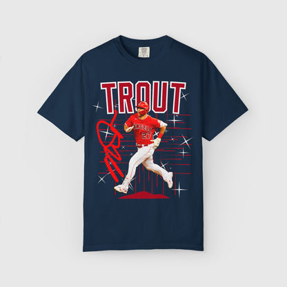 Mike Trout Signature Tee Product Pic True Navy