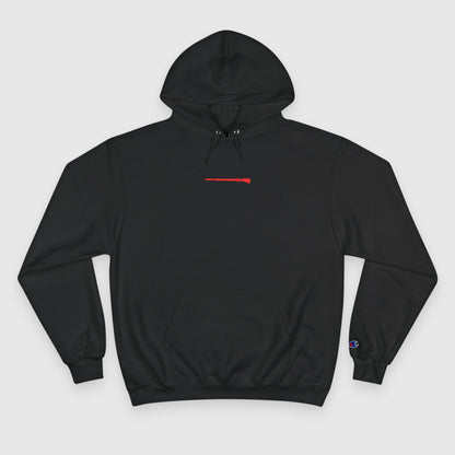 Red Rifle Champion Hoodie Product Pic Black