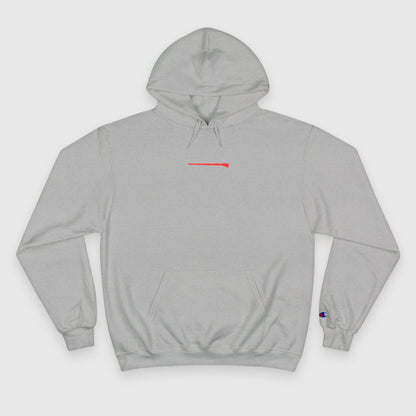 Red Rifle Champion Hoodie Product Pic Light Gray