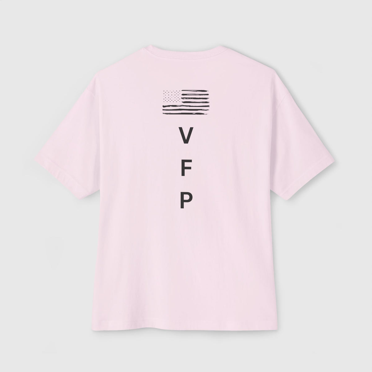 VFP Pump Tee Product Pic Back Soft Pink